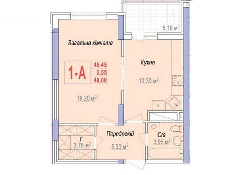 1-но комнатные квартиры в новом ЖК “Аврора”