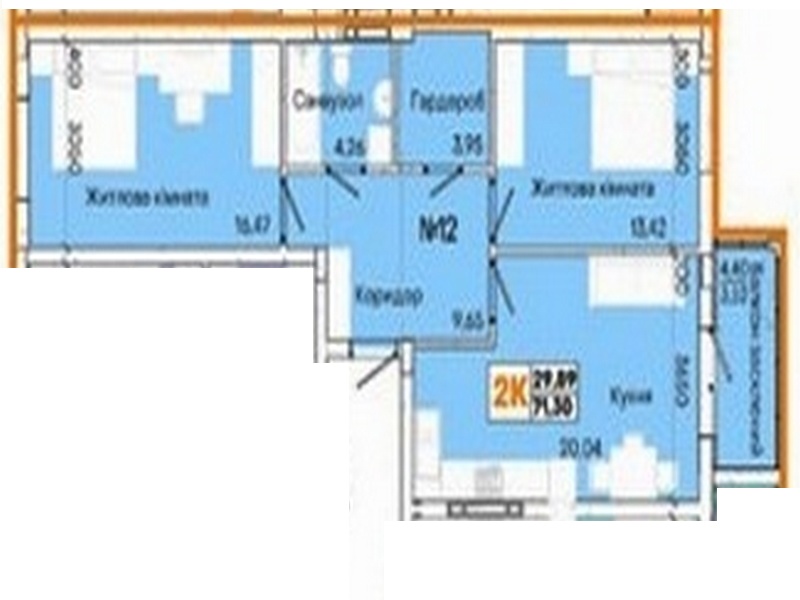 2-кімнатні квартири в новому будинку на Слобідці