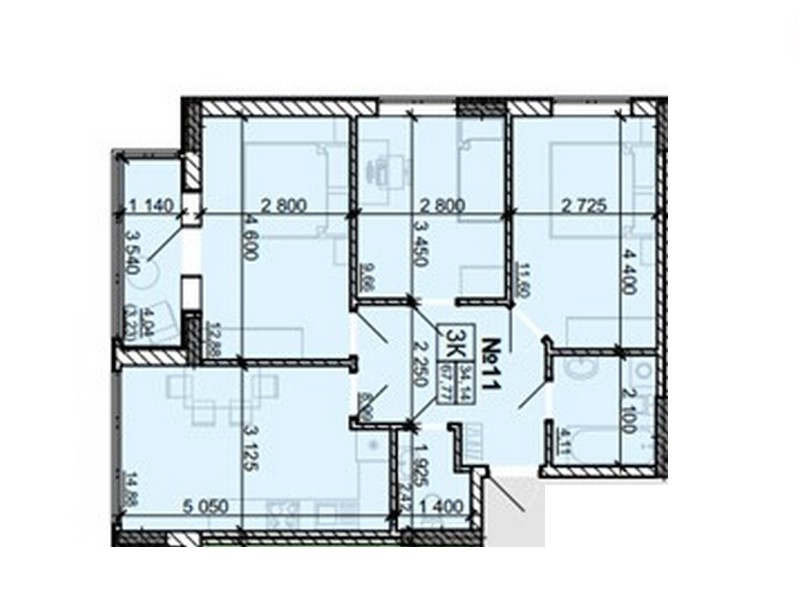 2-х комнатные квартиры от 53 кв.м. на Таирова