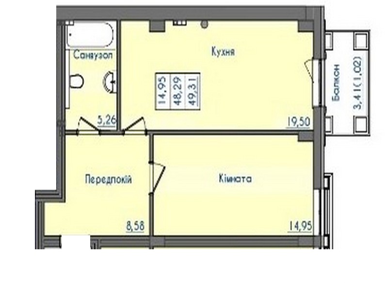 1-но кімнатні квартири в клубному будинку “Консул”