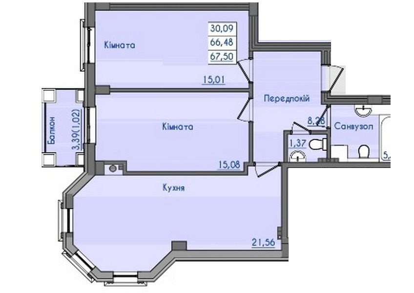 2-х, 3-х комнатные квартиры в клубном доме “Консул”