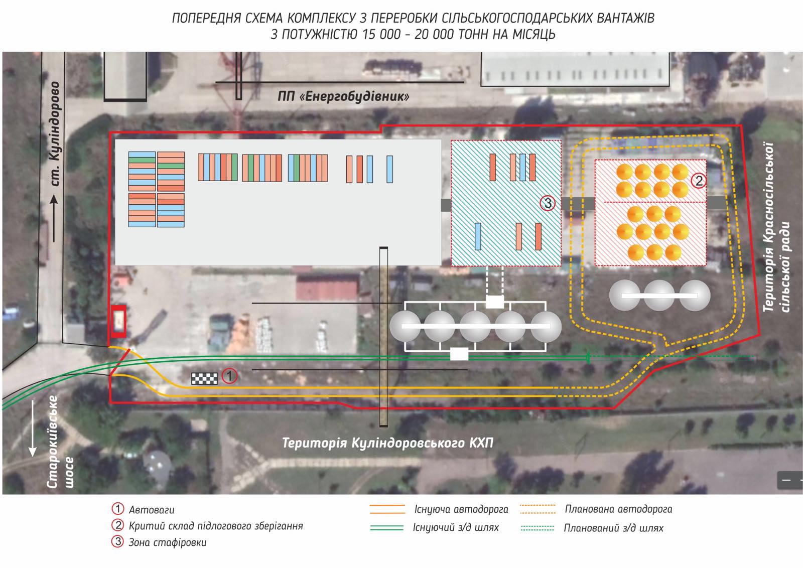 Діючий відкритий перегрузочний термінал (Сухий порт)