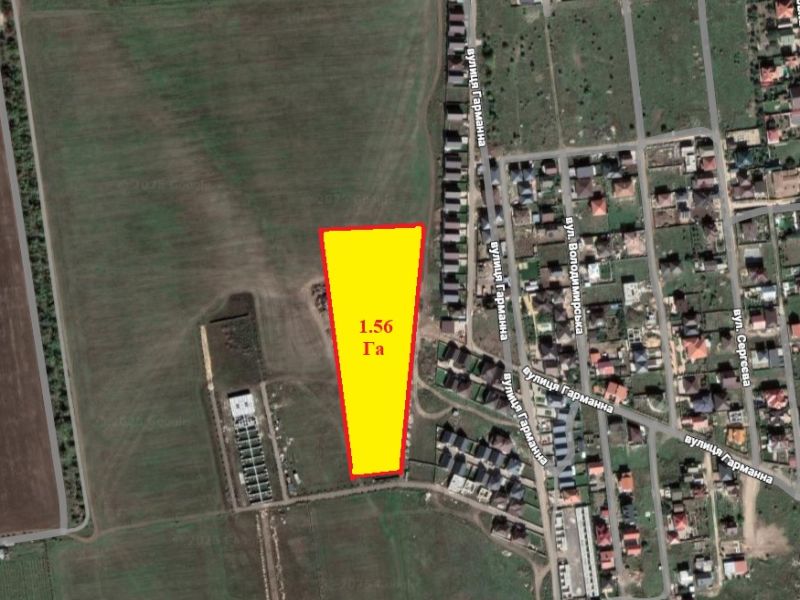 Земельна ділянка під будівництво котеджного містечка. Червоний Хутор