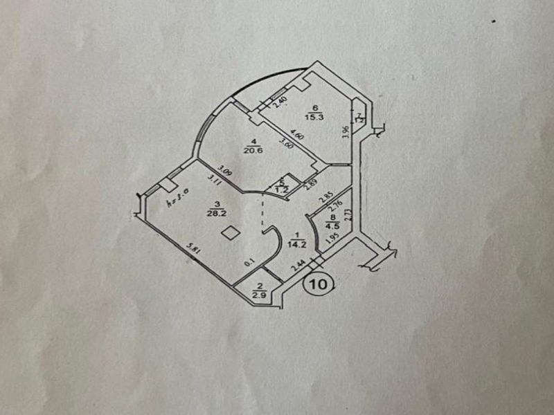 Двухкомнатная квартира в Гранд Парке на Говорова