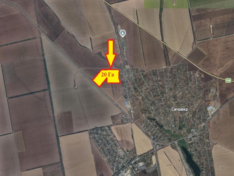 Земельна ділянка біля Південного порту. 20 Га